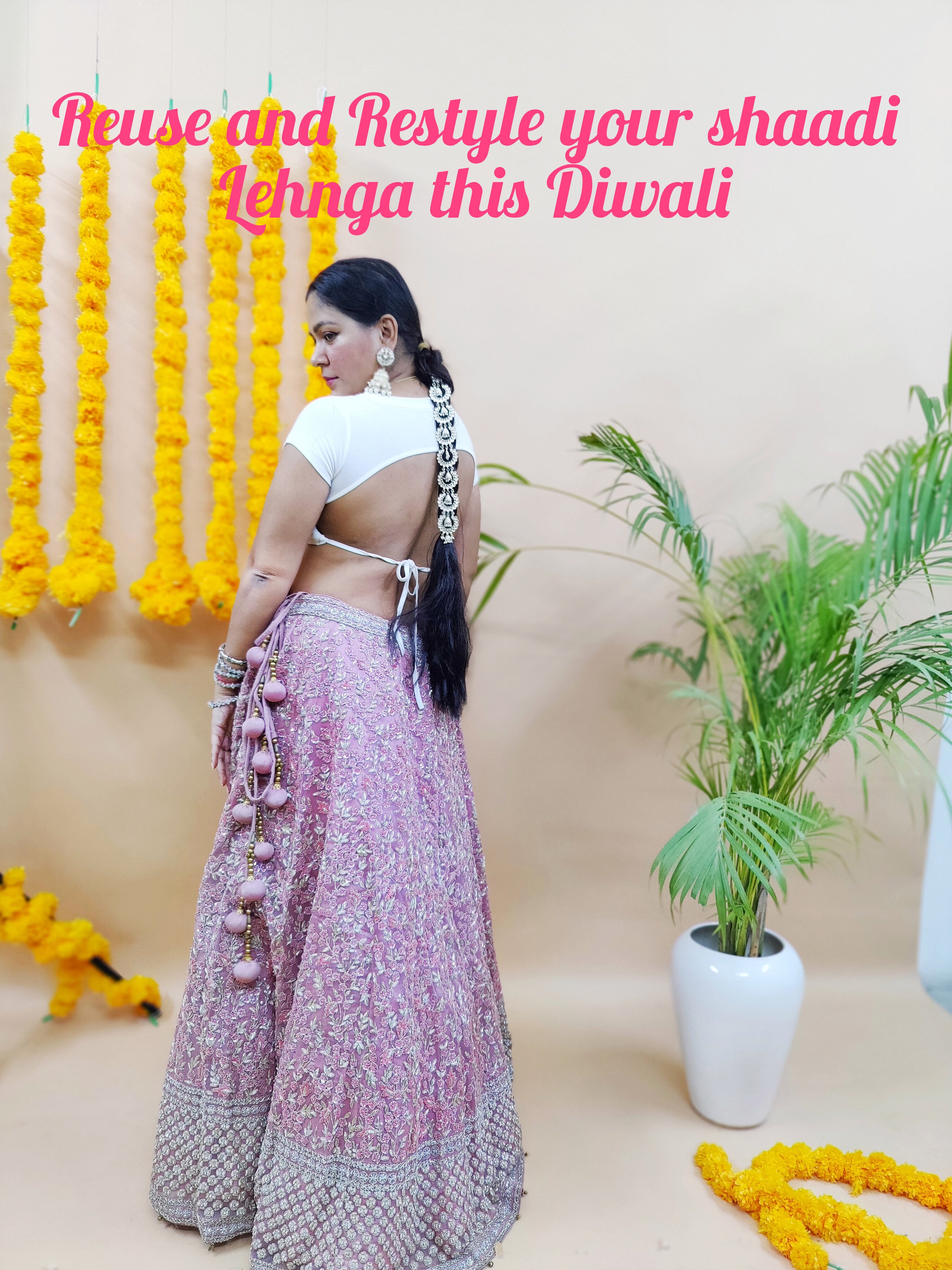 Restyle Your Wedding Lehenga for Diwali: A Perfect Fusion of Memories and Festive Glam