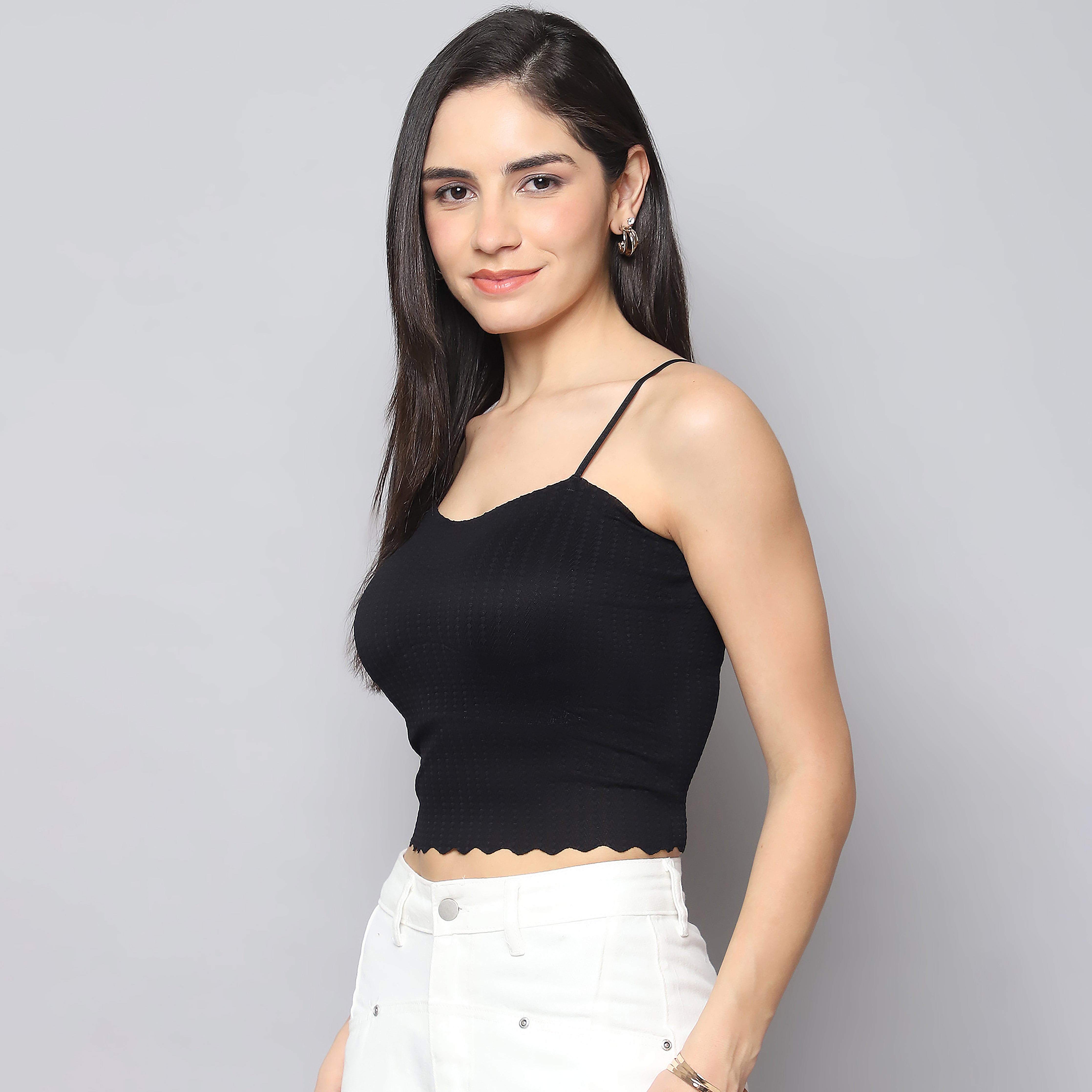 Midnight Charm Padded Tank Top