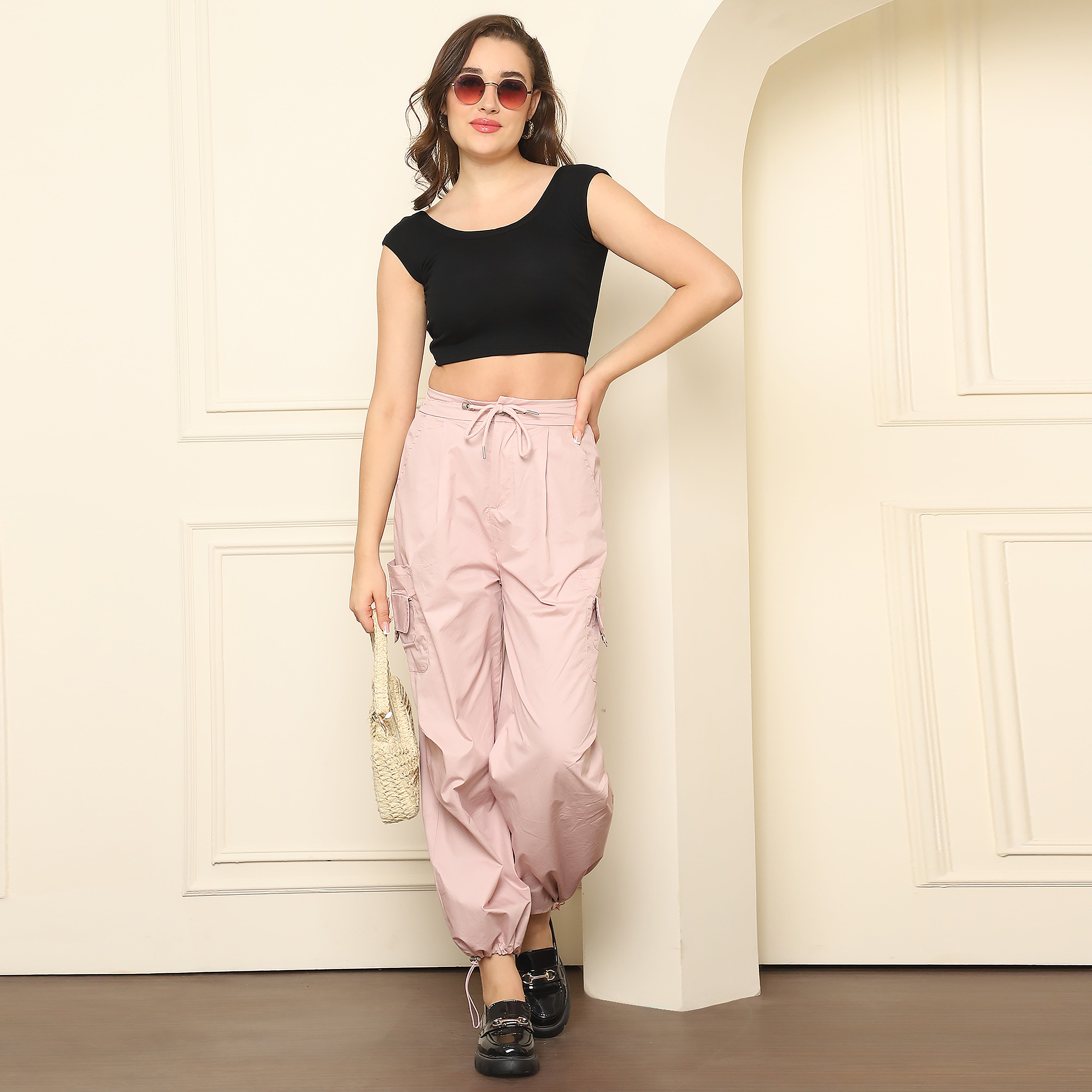 Black Knitted Summer Padded Top | 100% Cotton | Women's Crop Top