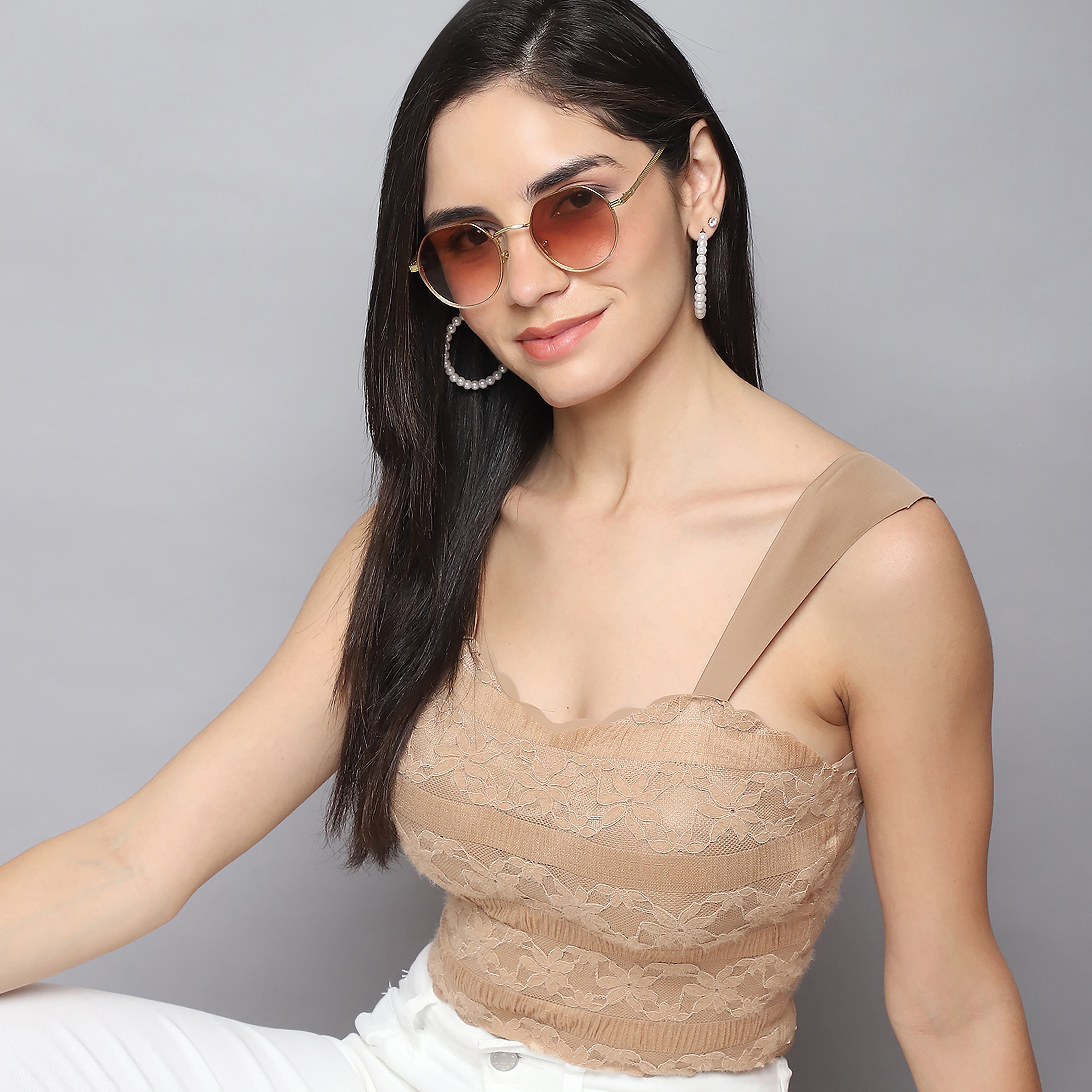 Summer Padded Lace Tank Top