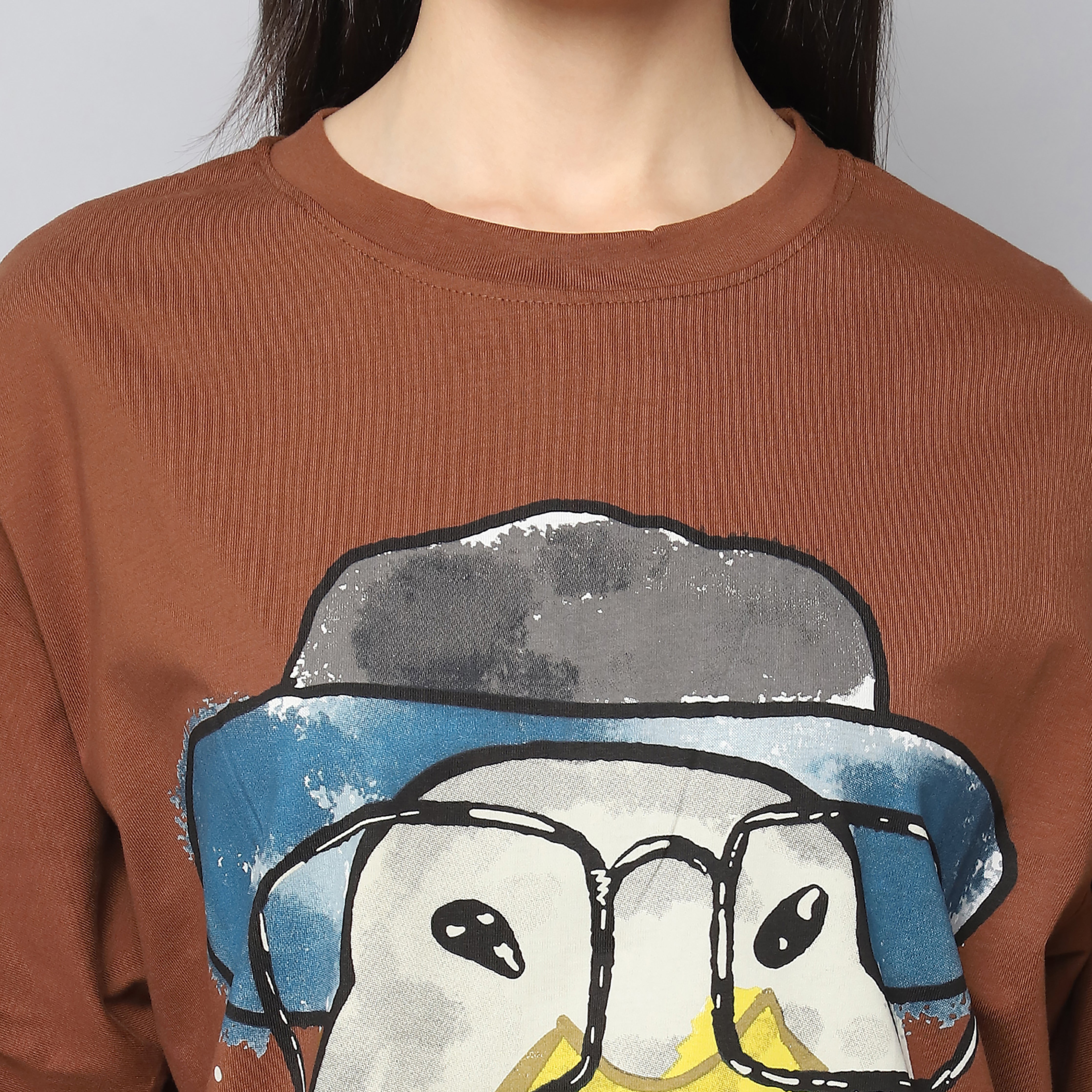 Funky Duck Oversized Graphic Tee