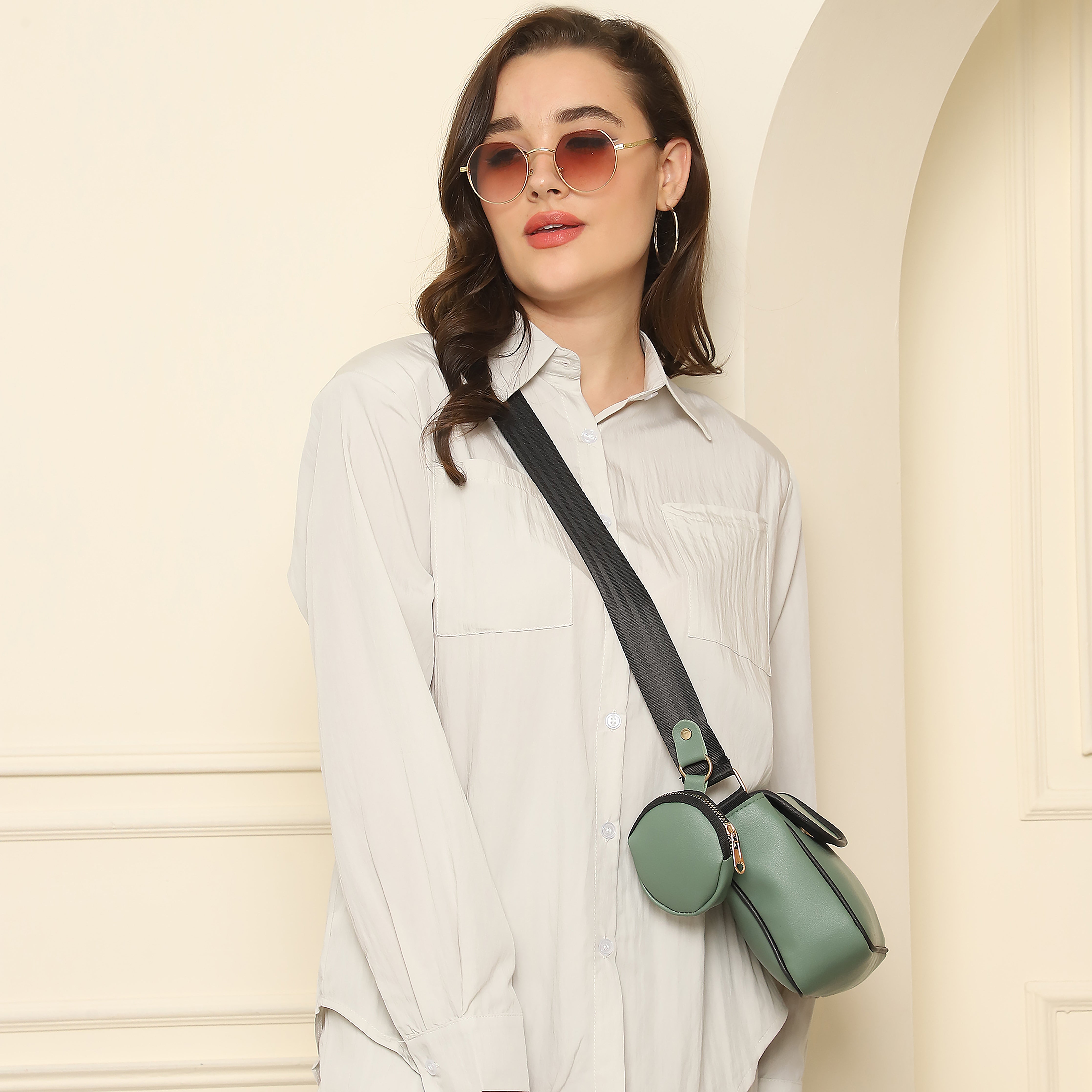 Co-ord set for women white color