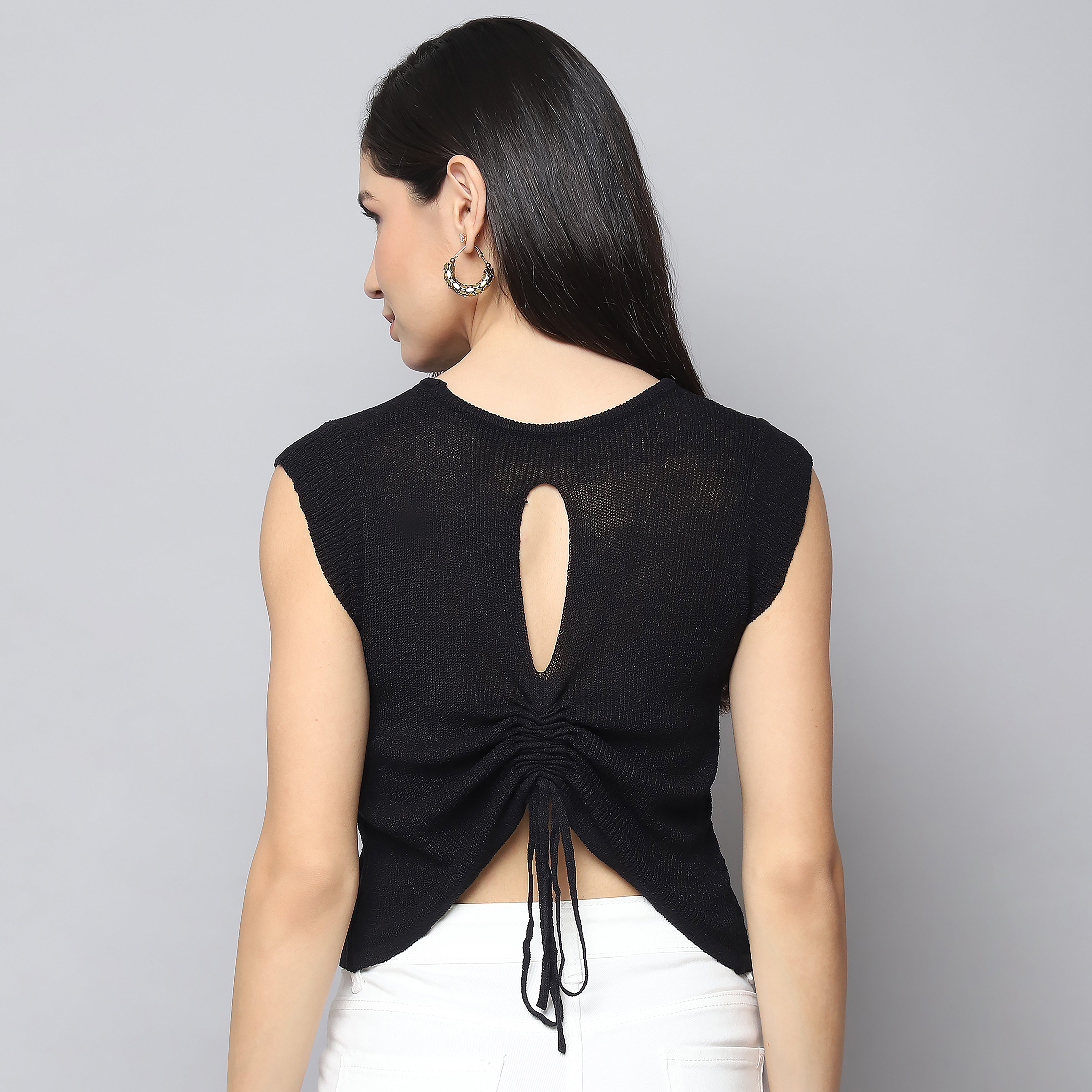 Classic Black Knitted Top