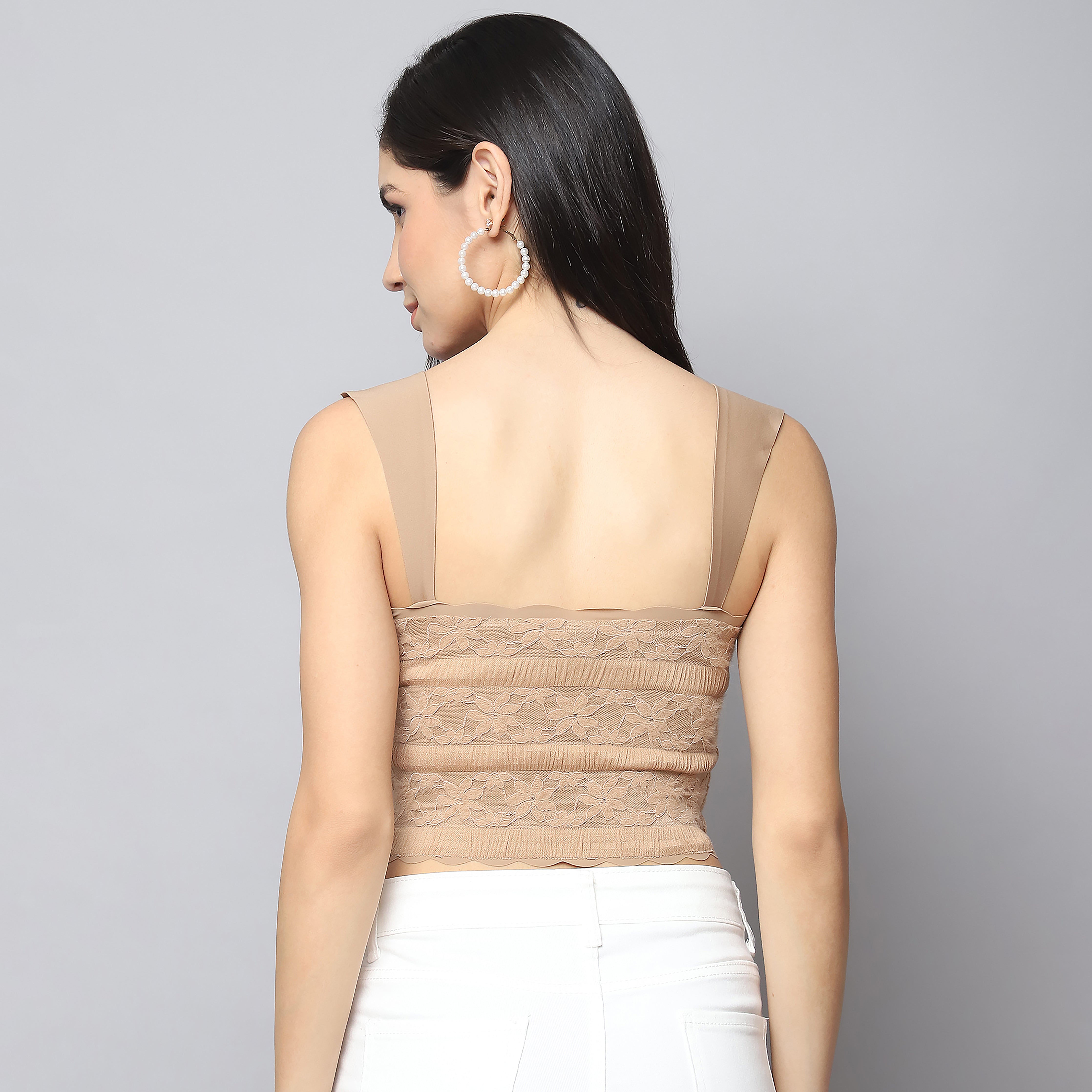 Summer Padded Lace Tank Top