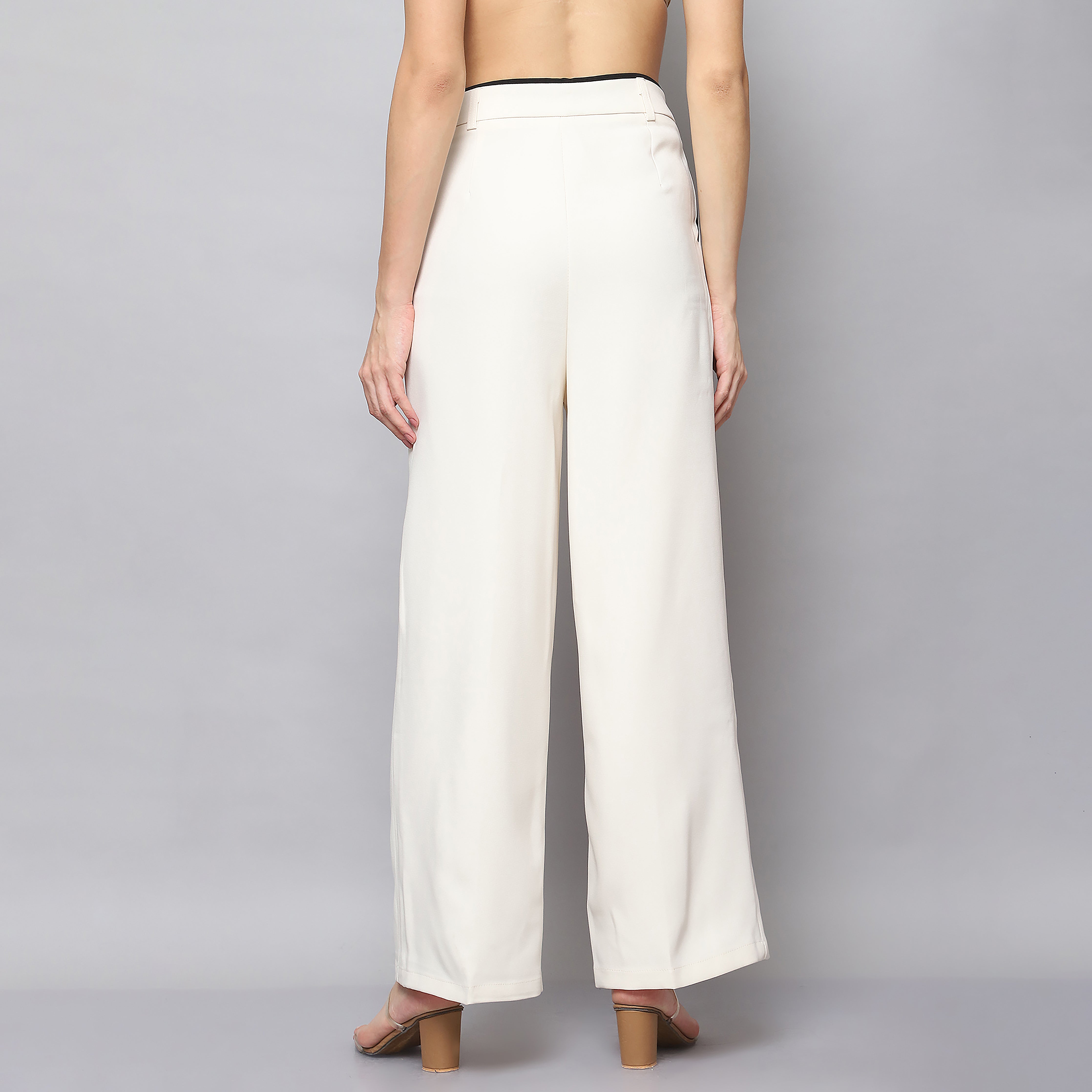 Tailored Pleated Straight Fit Trouser